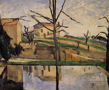  cézanne - La piscine du Jas de Bouffan Paul Cézanne
